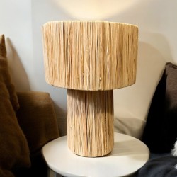 Chevet Rafia multi-couleur